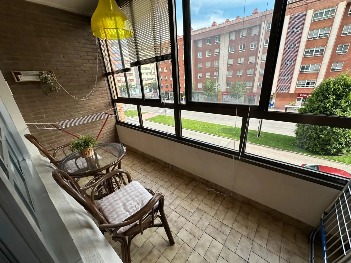 Balcony of Flat for share in Burgos  with Heating and Furnished