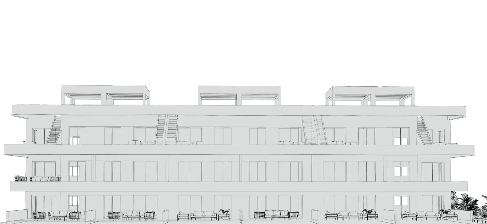 Vista exterior de Apartamento en venta en Finestrat con Aire acondicionado, Calefacción y Jardín privado