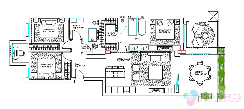 Wohnung zum Verkauf in Estepona mit Klimaanlage, Terrasse und Abstellraum