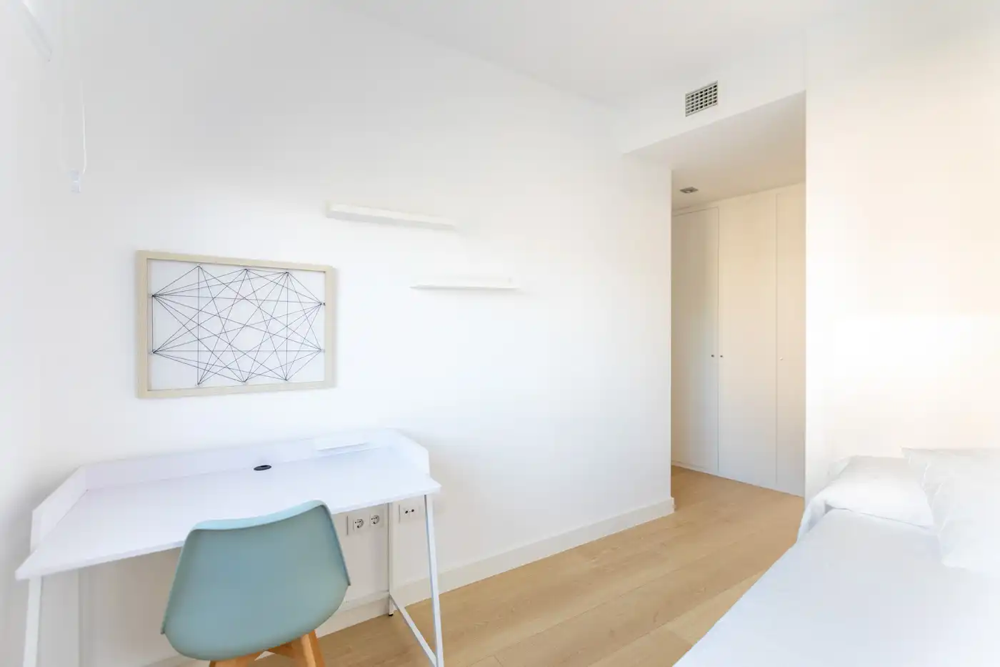 Schlafzimmer von Wohnung zur Miete in Alcorcón mit Heizung, Möbliert und Ofen