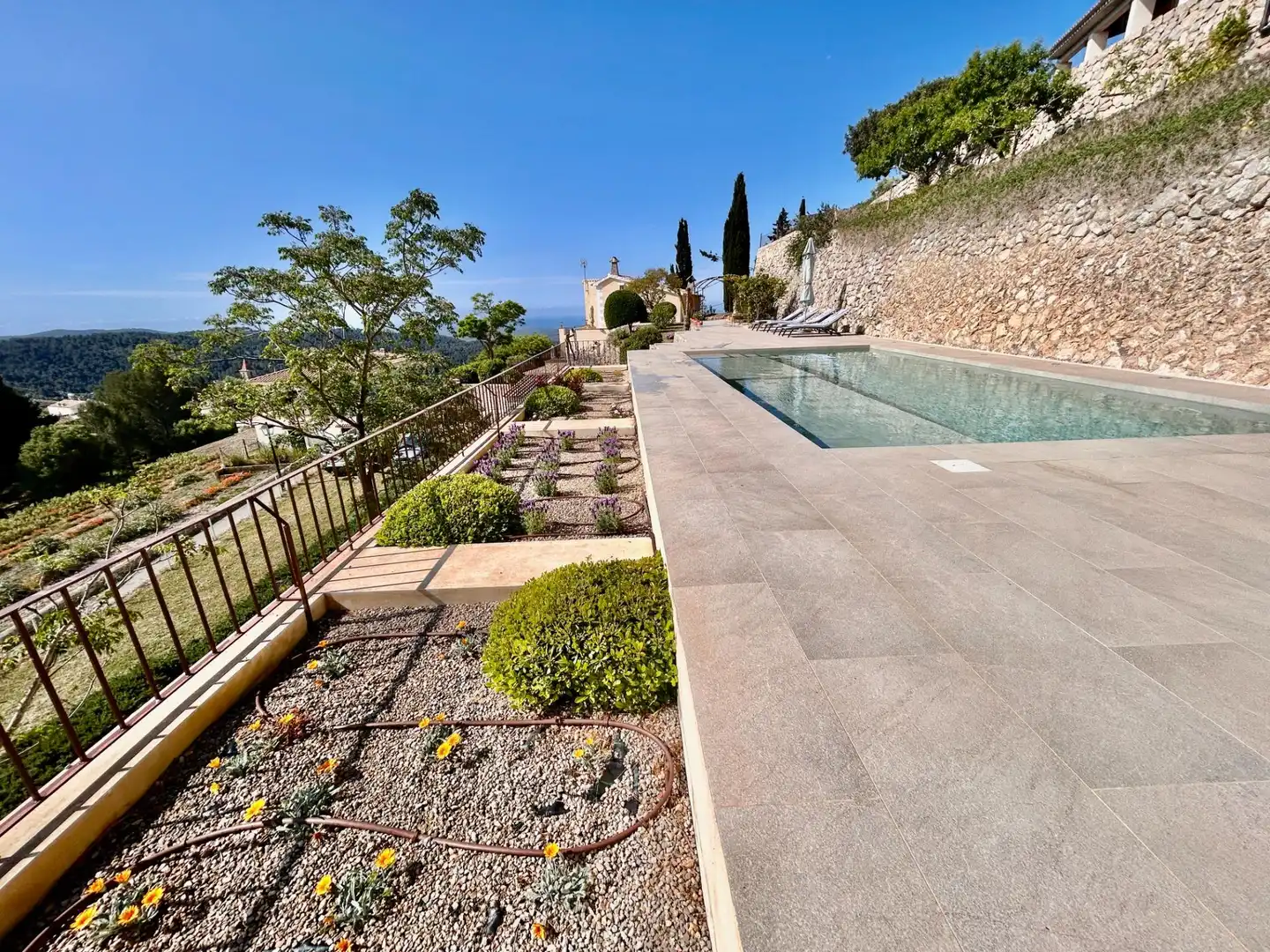 Terraza de Casa o chalet de alquiler en Puigpunyent con Jardín privado, Terraza y Piscina comunitaria