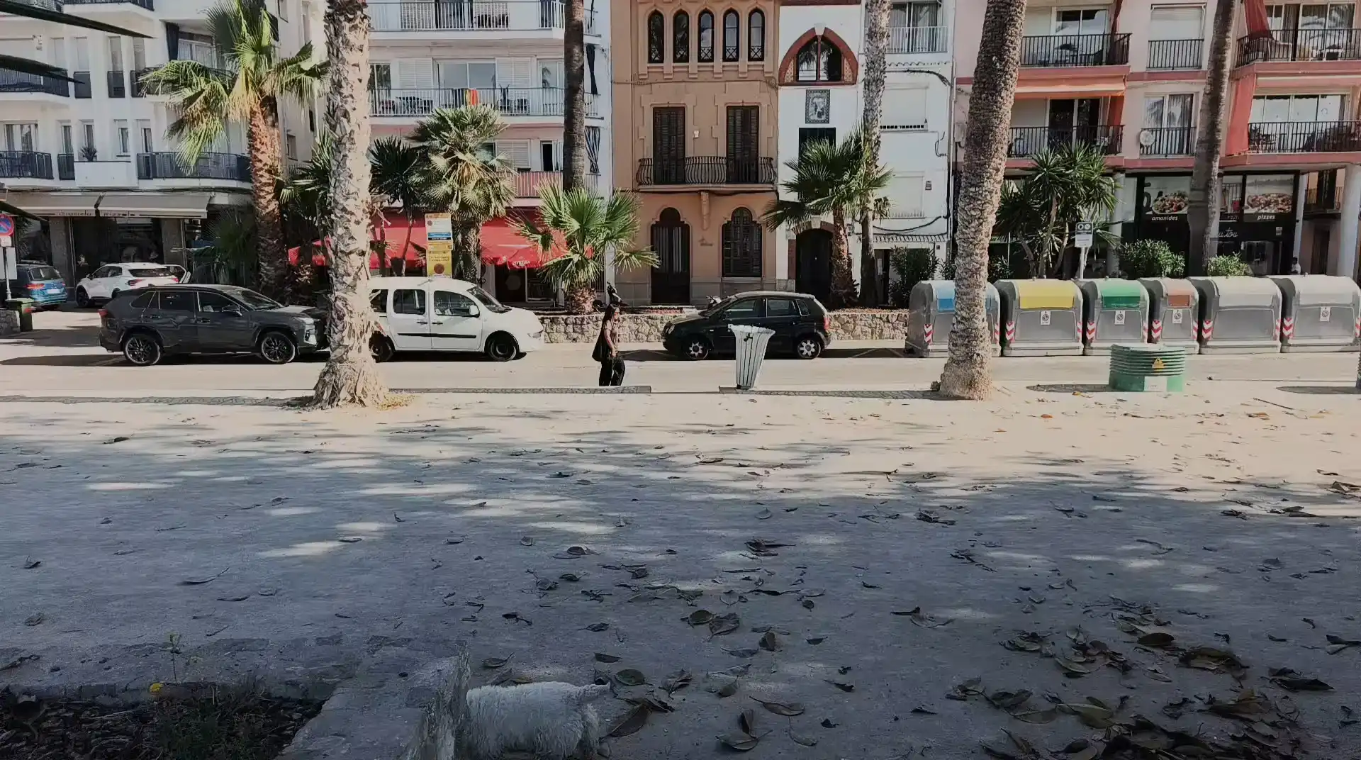 Außenansicht von Wohnung zur Miete in Sitges mit Klimaanlage