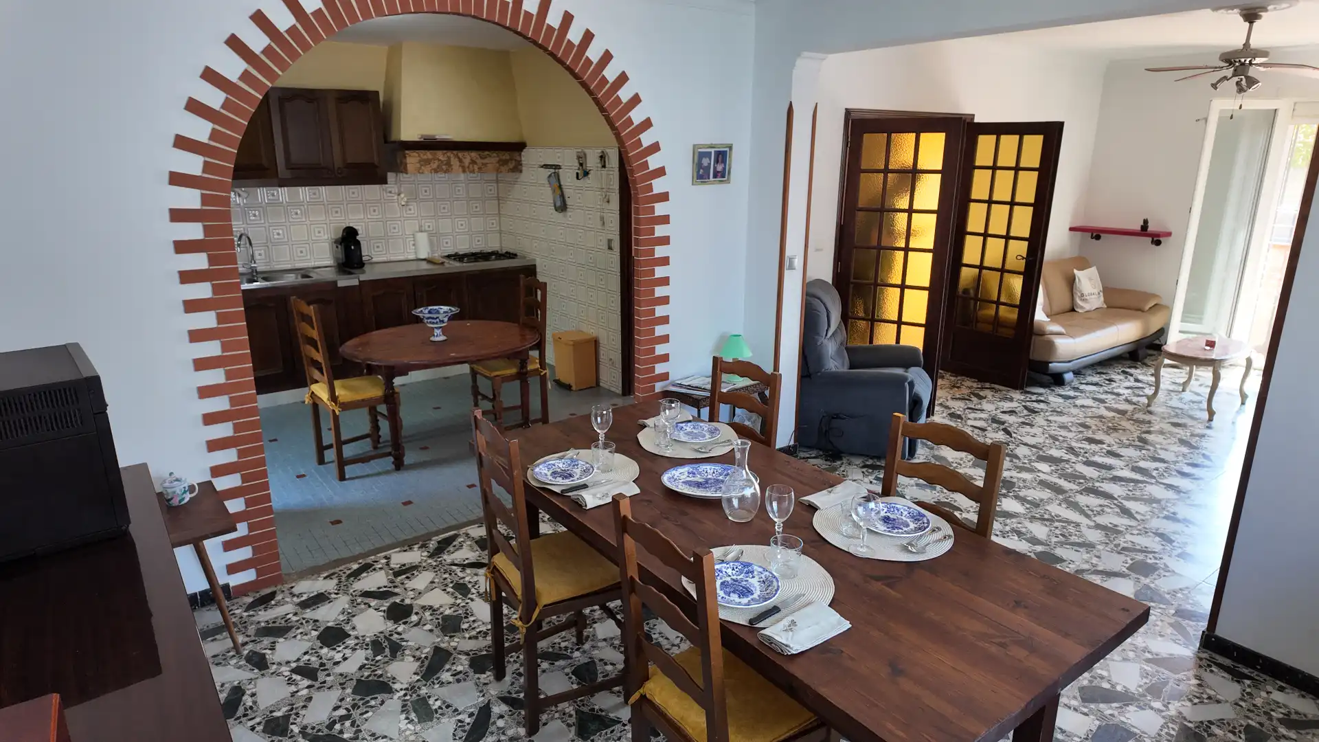 Comedor de Casa o chalet en venta en Fortià con Calefacción, Jardín privado y Terraza