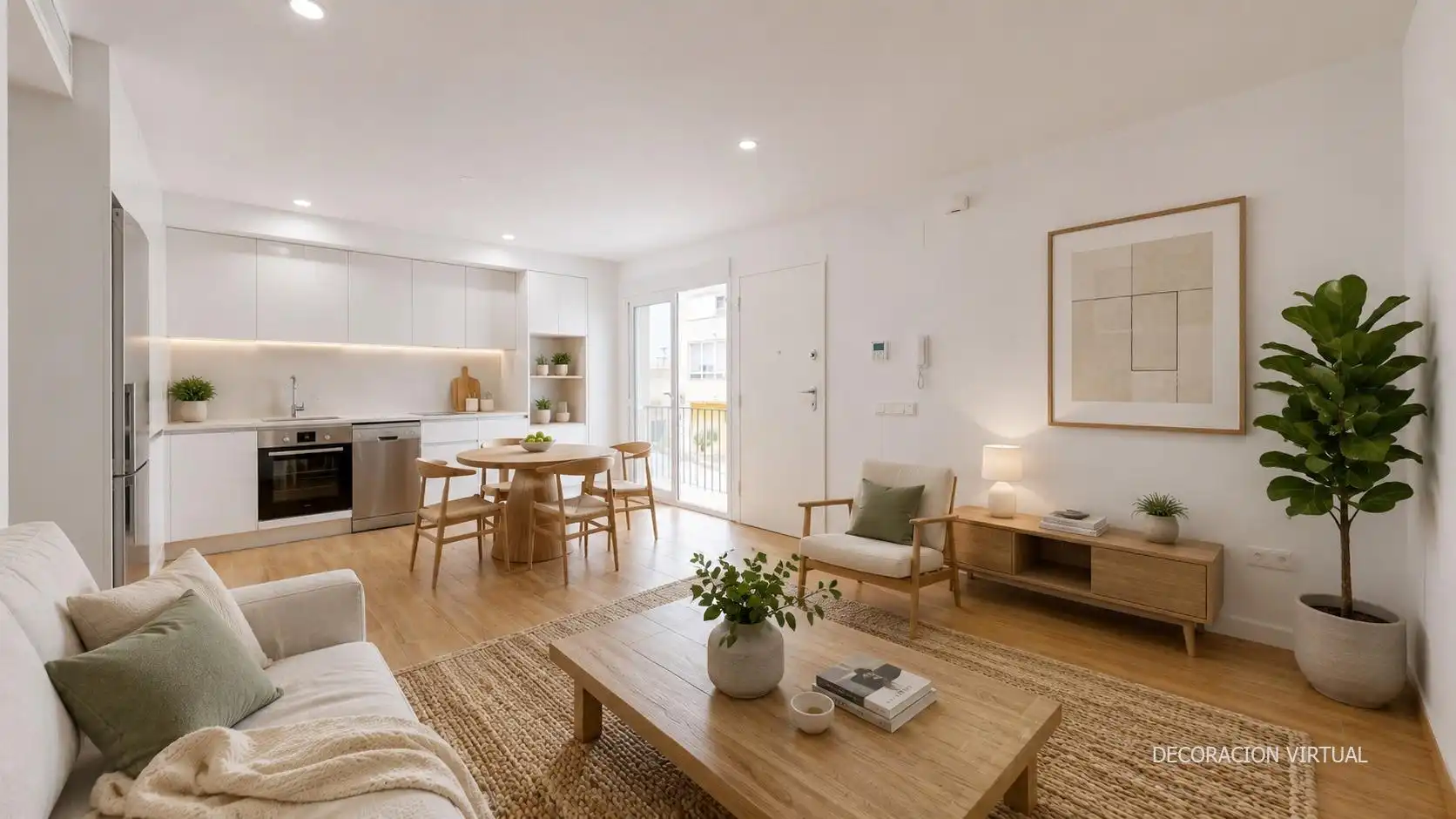 Sala de estar de Ático en venta en San Pedro del Pinatar con Aire acondicionado, Terraza y Piscina comunitaria