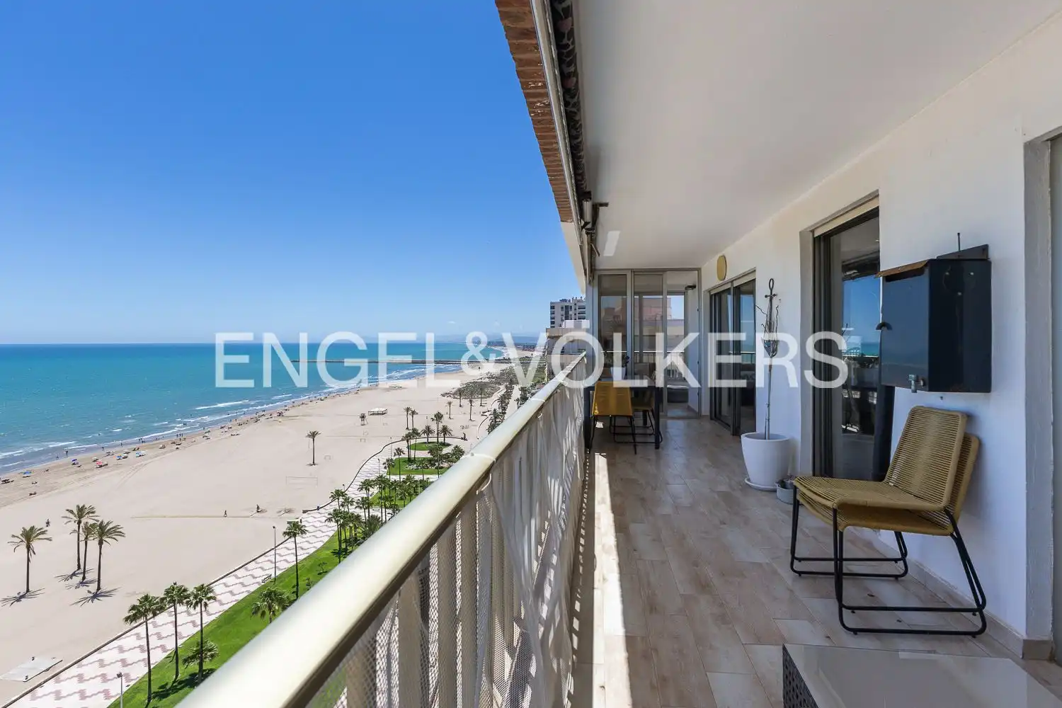 Balcony of Flat for rent in Cullera  with Heating, Terrace and Swimming Pool