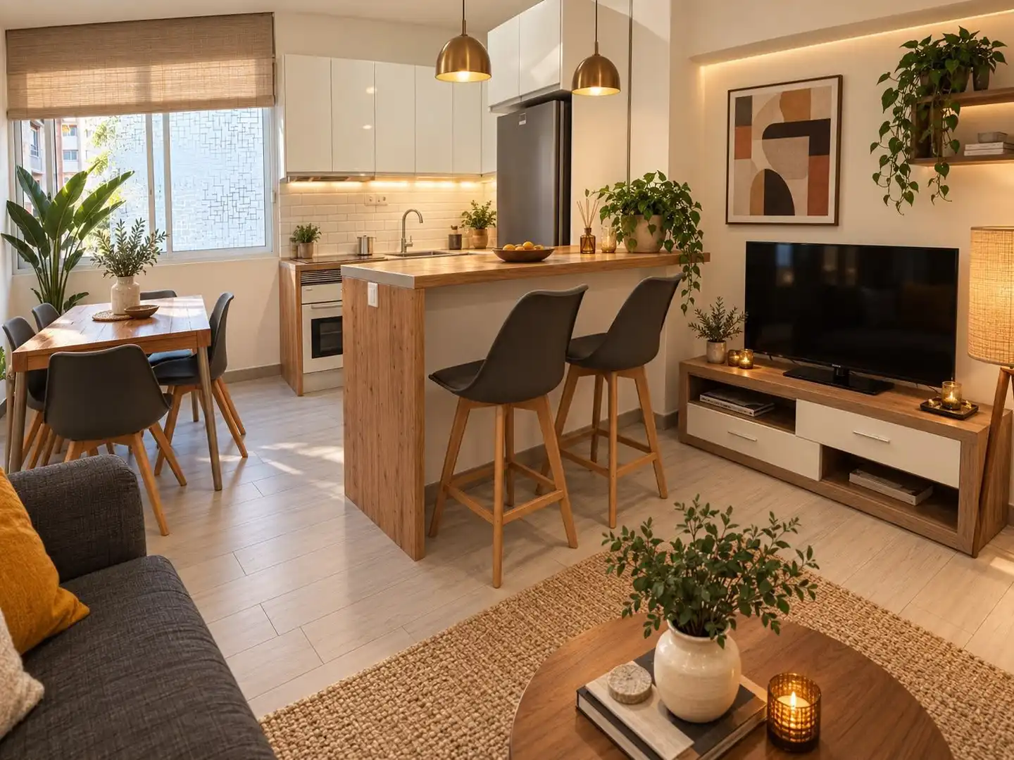 Sala d'estar de Estudi en venda en Puerto de la Cruz amb Moblat