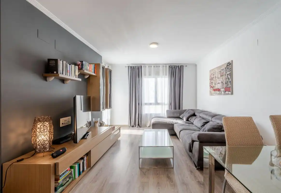 Living room of Flat for sale in Dénia  with Air Conditioner, Heating and Storage room