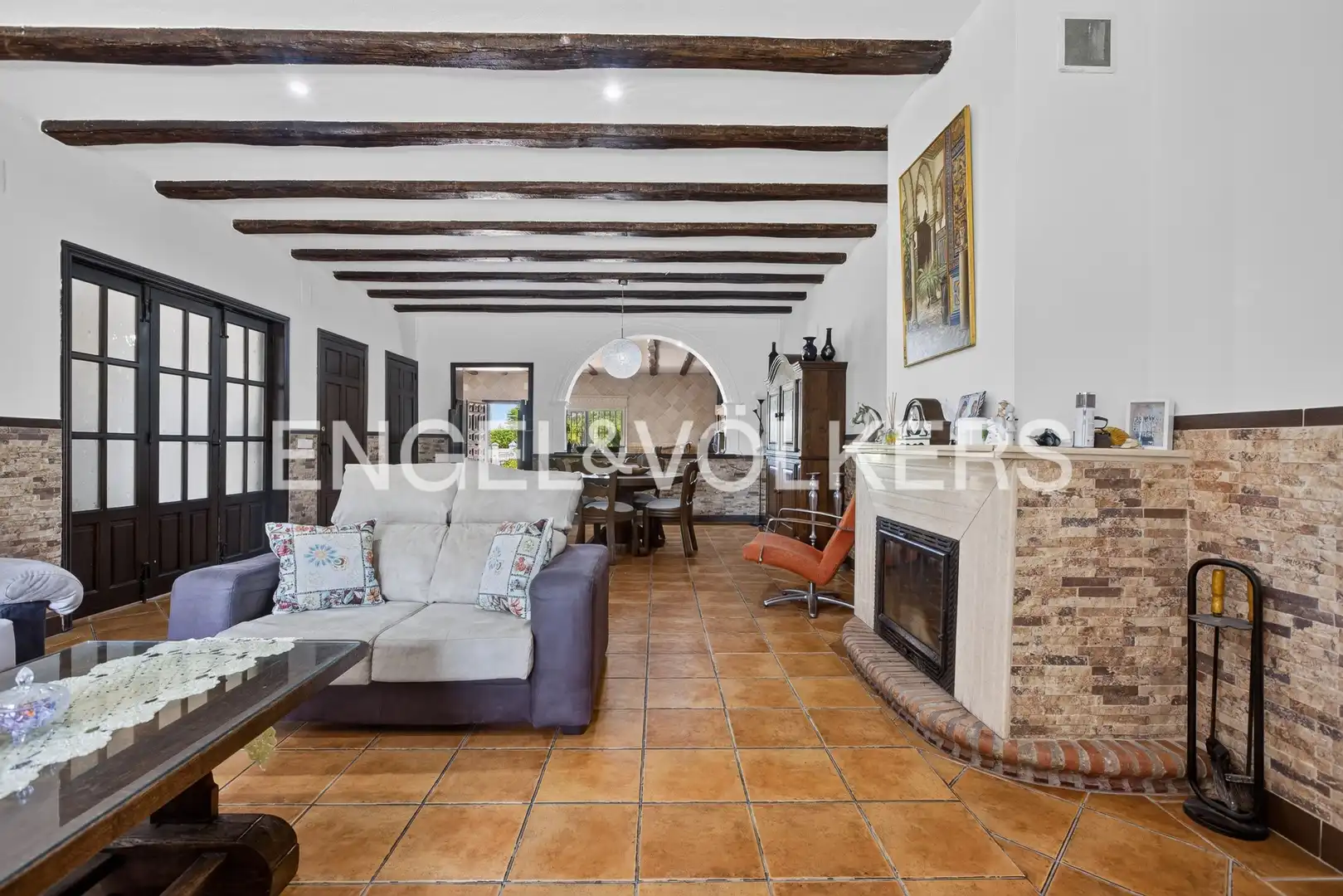 Sala de estar de Casa o chalet en venta en Carmona con Aire acondicionado, Calefacción y Jardín privado