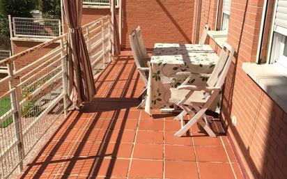 Terrace of Flat for sale in Móstoles  with Air Conditioner, Heating and Private garden