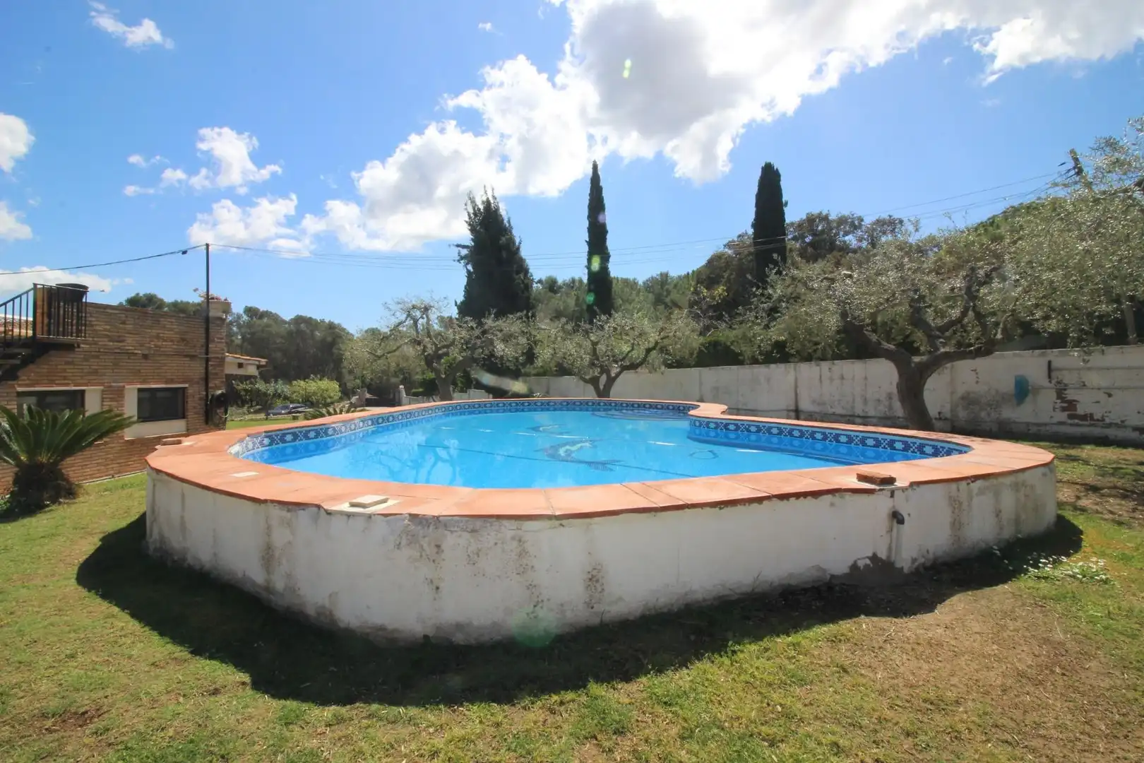 Piscina de Casa o xalet de lloguer en Canyelles amb Aire condicionat, Calefacció i Jardí privat