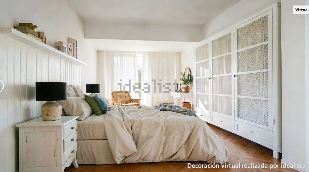 Bedroom of Flat for sale in  Logroño  with Air Conditioner, Heating and Parquet flooring