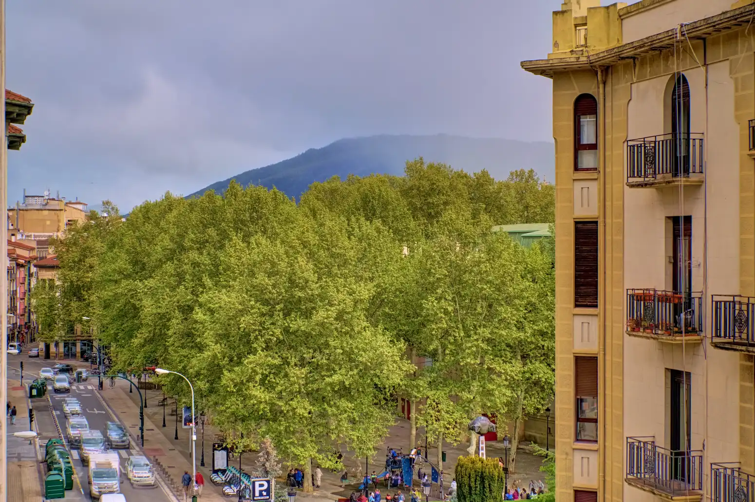 Vista exterior de Oficina en venda en  Pamplona / Iruña amb Calefacció
