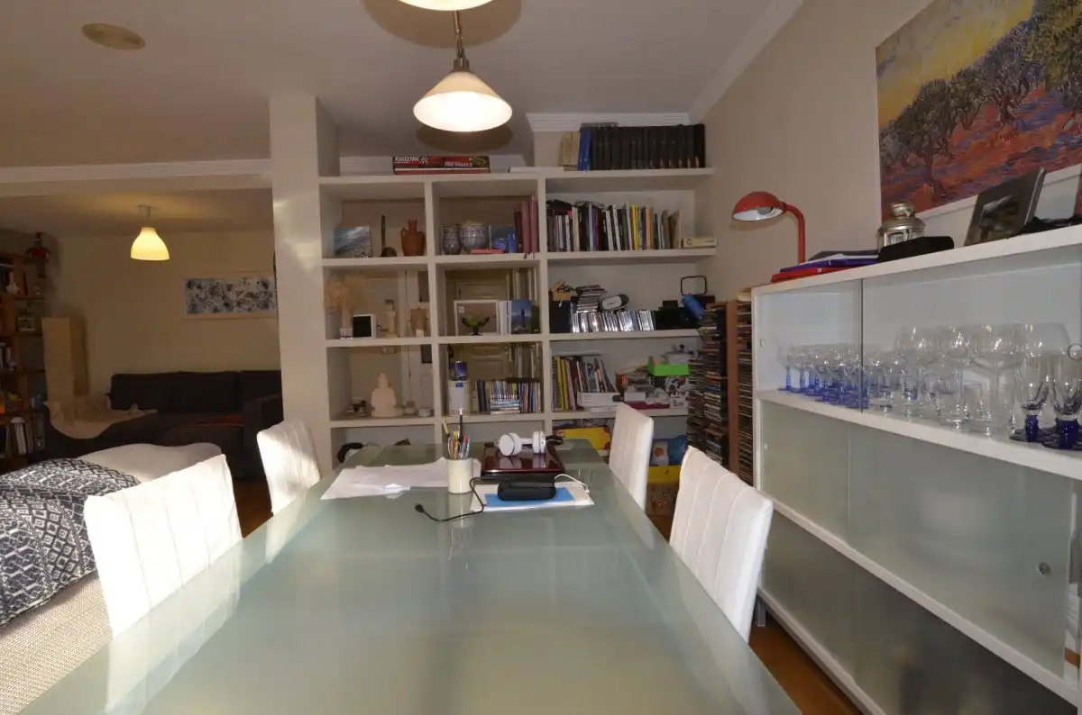 Comedor de Casa adosada en venta en Doñinos de Salamanca con Calefacción, Parquet y Terraza