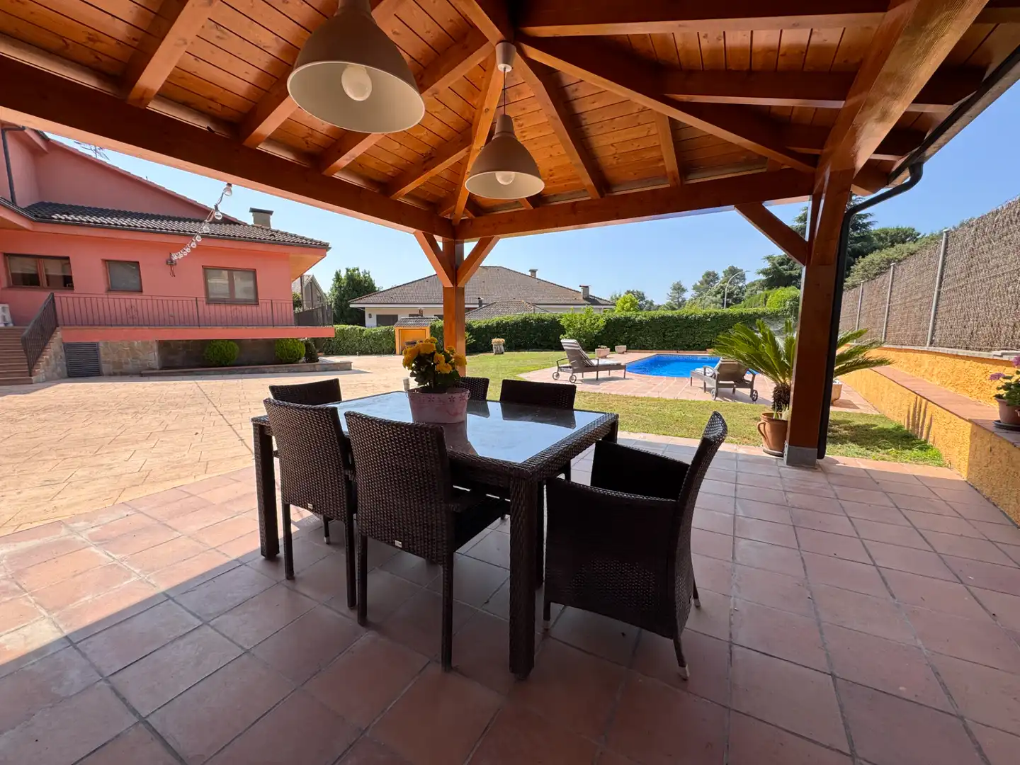 Terrassa de Casa o xalet en venda en Cardedeu amb Aire condicionat, Calefacció i Jardí privat