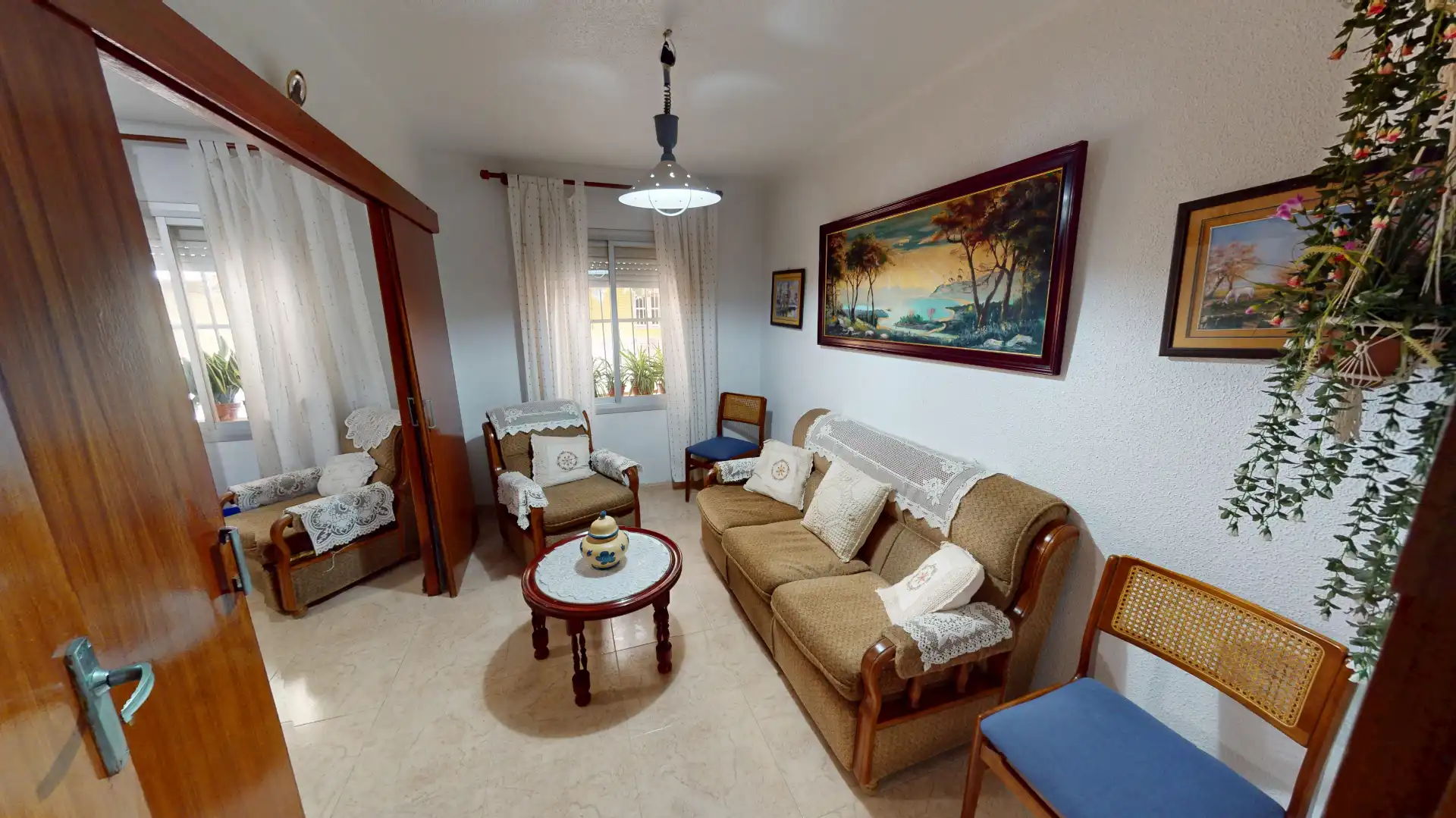 Sala de estar de Piso en venta en Alicante / Alacant con Aire acondicionado y Amueblado