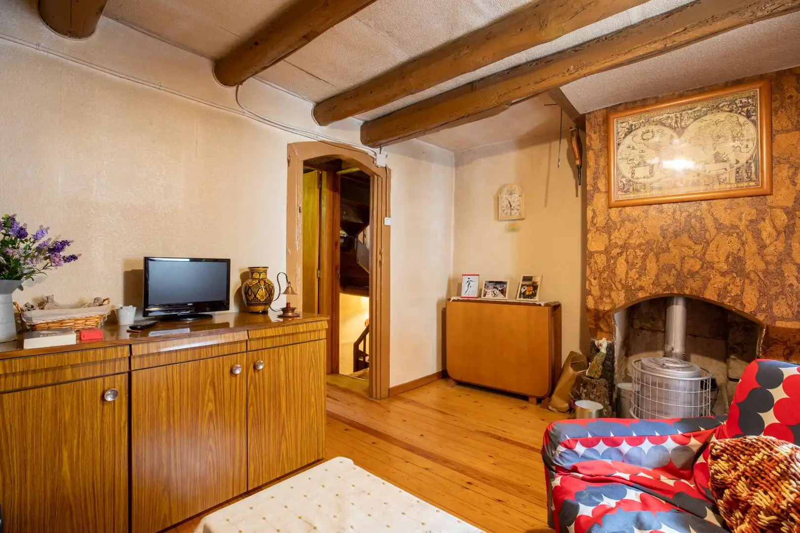 Sala de estar de Finca rústica en venta en Biescas con Calefacción y Jardín privado