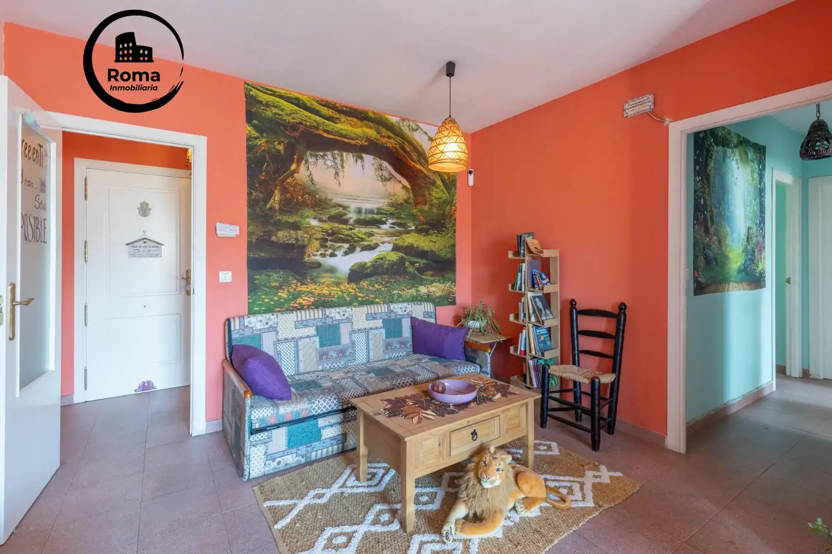 Sala de estar de Piso en venta en Granada con Calefacción, Terraza y Amueblado