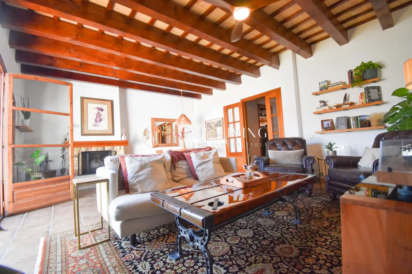Sala d'estar de Casa o xalet de lloguer en Sant Pere de Ribes amb Jardí privat i Terrassa