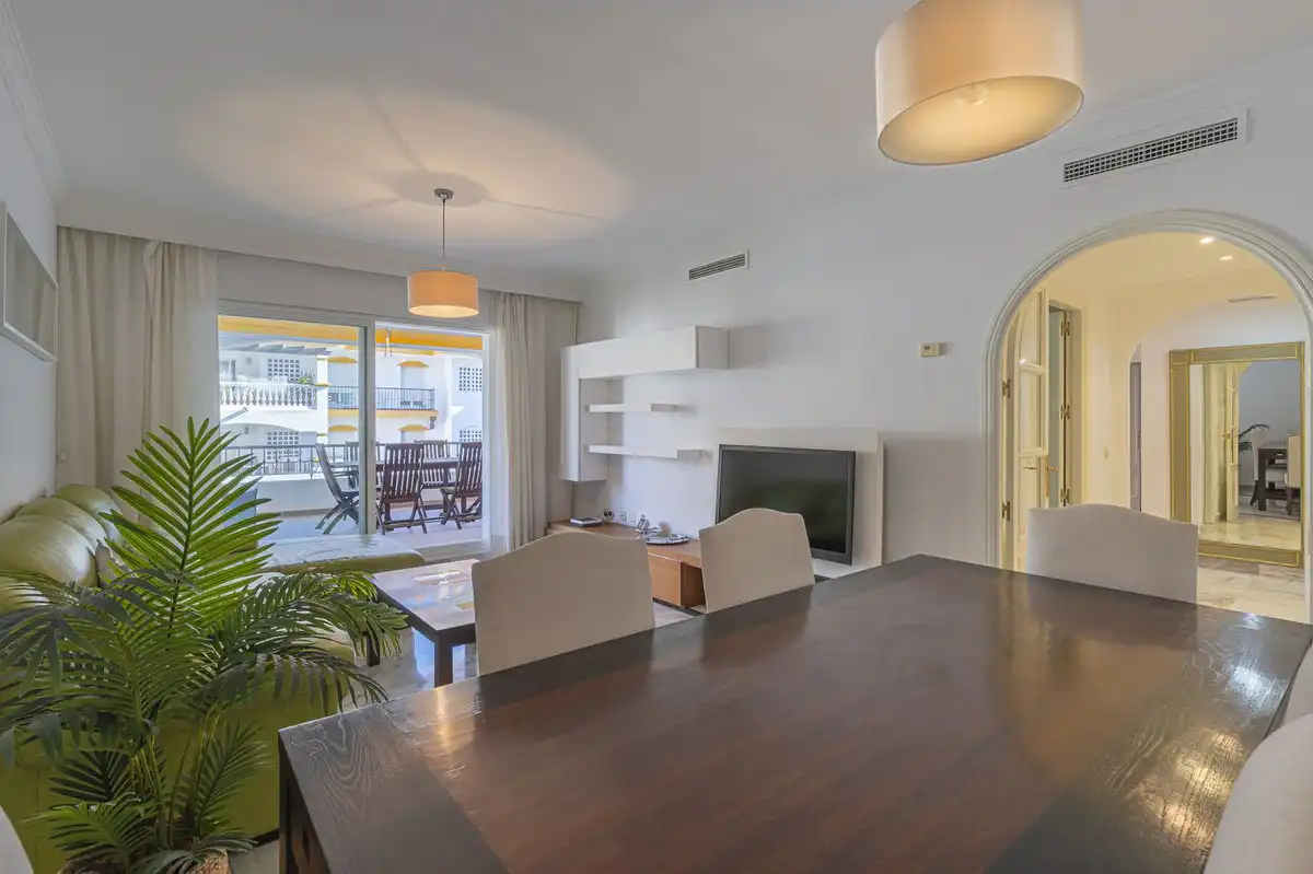 Living room of Apartments for rent in Marbella  with Air Conditioner, Furnished and Pets allowed