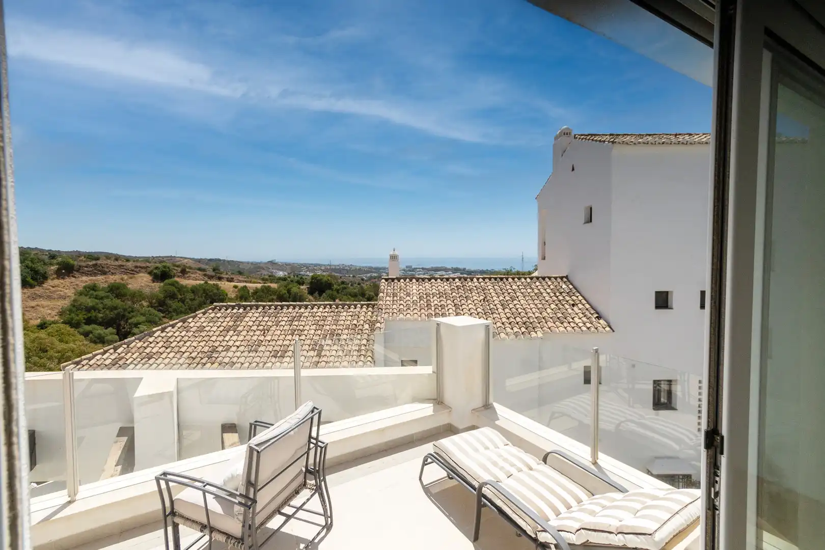Terrassa de Àtic de lloguer en Marbella amb Aire condicionat, Terrassa i Piscina