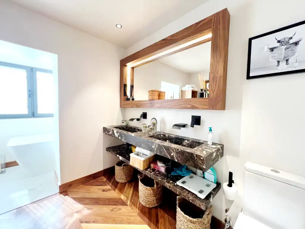 Baño de Casa o chalet en venta en Villalbilla con Calefacción, Jardín privado y Terraza
