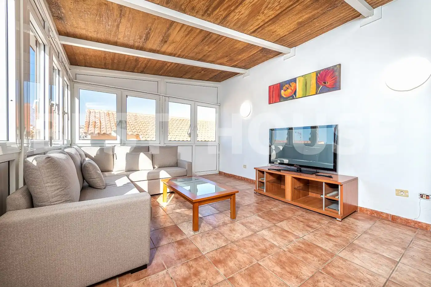 Sala de estar de Casa o chalet en venta en Mogán con Jardín privado y Terraza