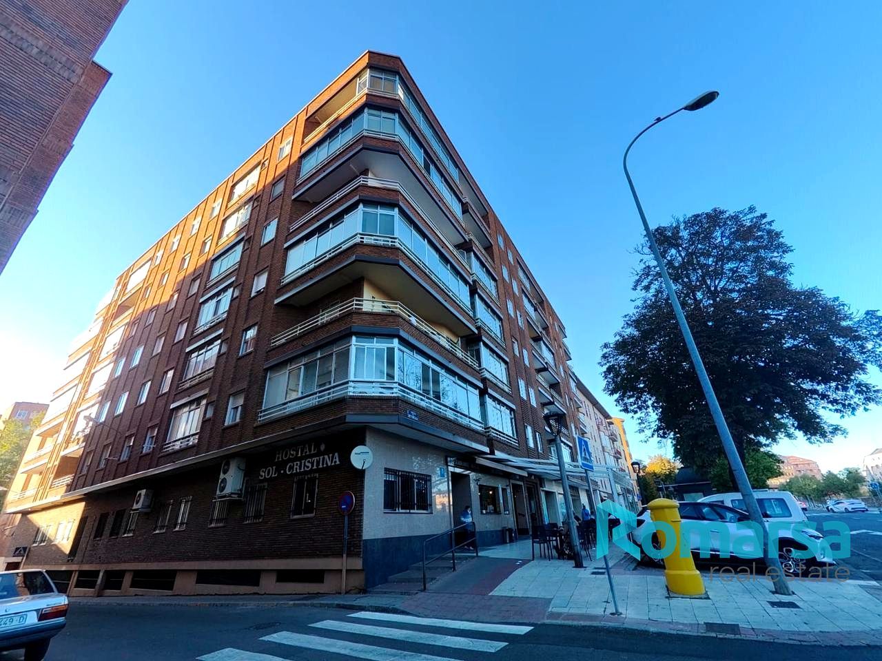 Vista exterior de Pis en venda en Segovia Capital amb Calefacció, Terrassa i Moblat