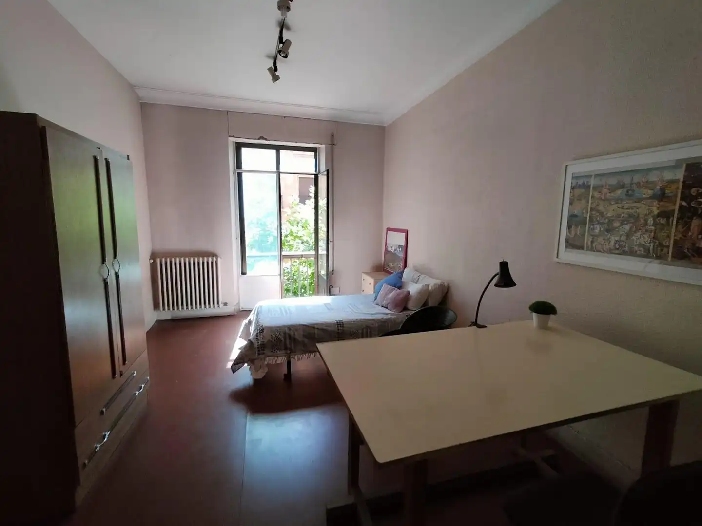 Bedroom of Flat for rent in Salamanca  with Heating, Furnished and Balcony