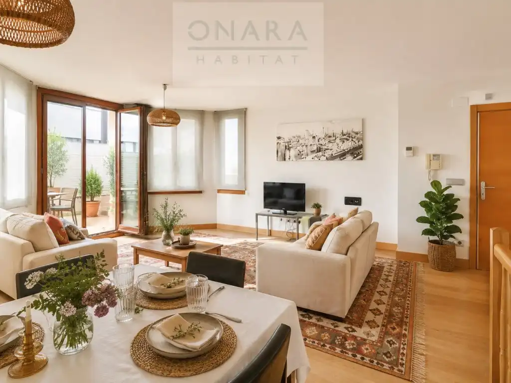 Sala de estar de Dúplex en venta en Hondarribia