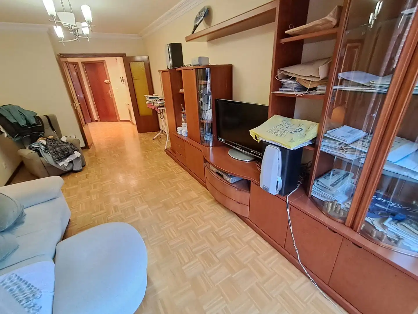 Wohnzimmer von Wohnung zum Verkauf in Valle de Trápaga-Trapagaran mit Heizung, Abstellraum und Möbliert