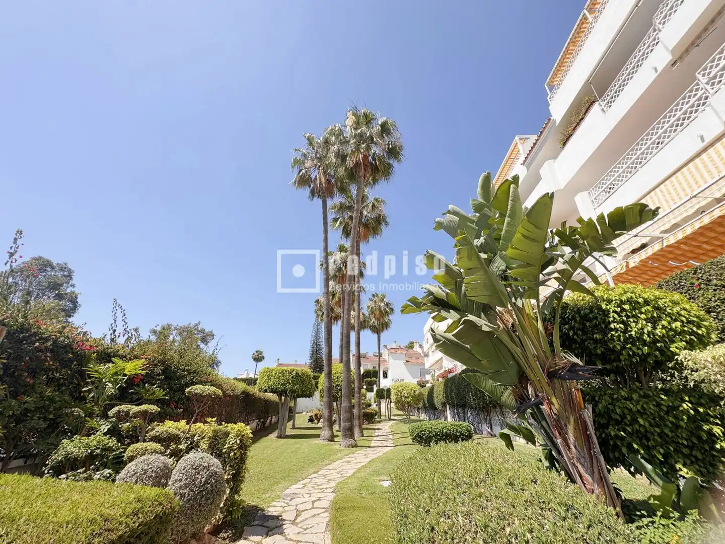 Jardín de Piso de alquiler en Málaga con Aire acondicionado, Jardín privado y Terraza
