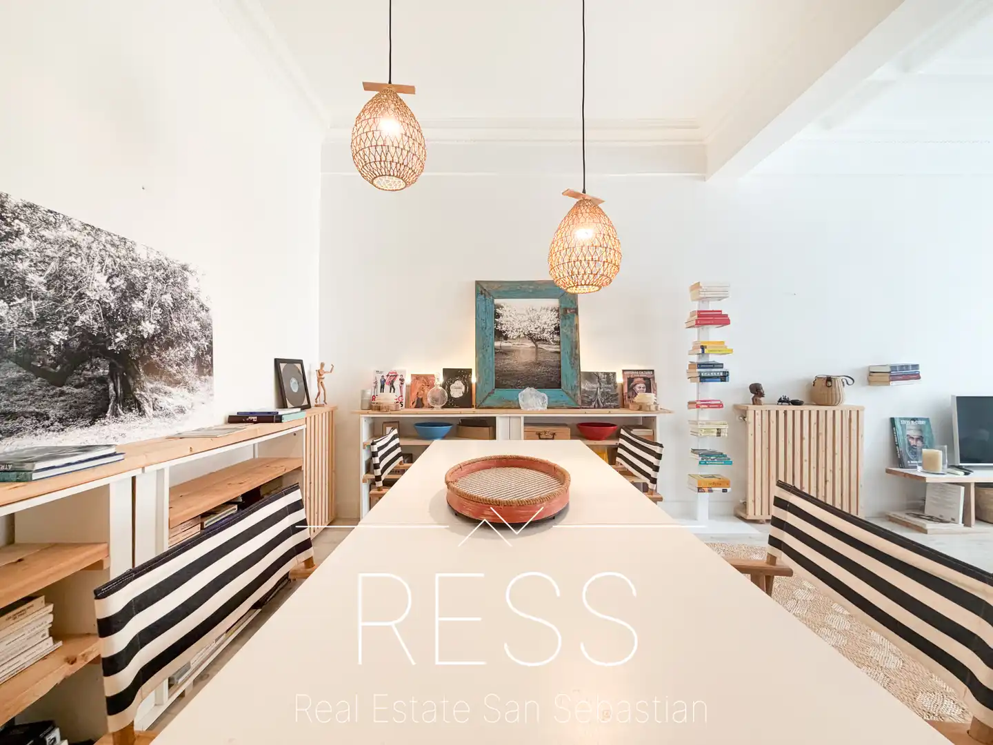 Esszimmer von Wohnung zum Verkauf in Donostia - San Sebastián  mit Heizung, Terrasse und Möbliert
