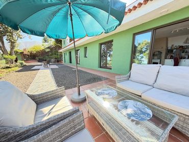 Casa rústica amb jardí en venda a La Cochera