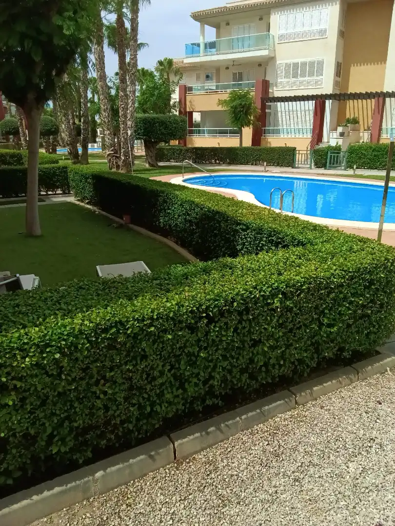 Swimming pool of Flat for sale in Fuente Álamo de Murcia  with Air Conditioner, Heating and Private garden