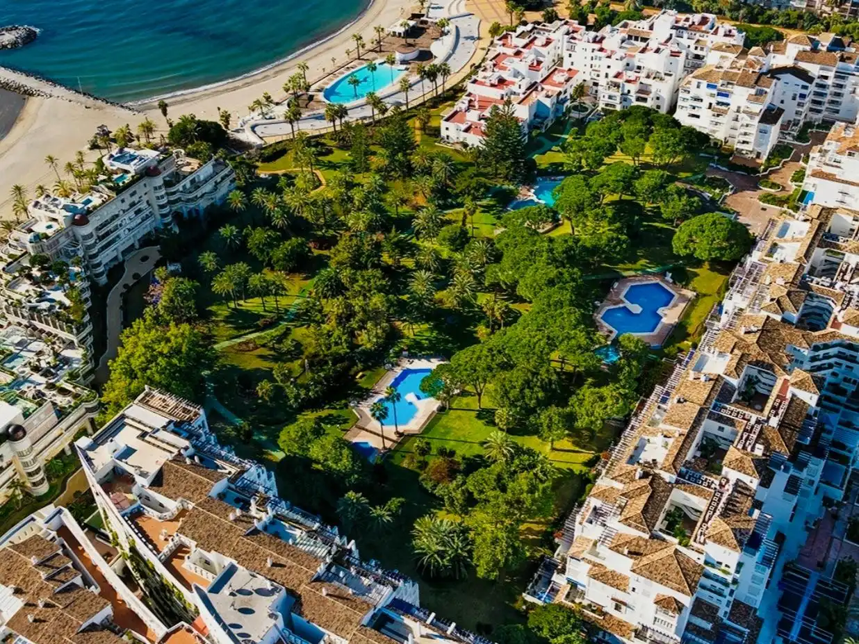 Garden of Flat for sale in Marbella  with Air Conditioner, Heating and Private garden