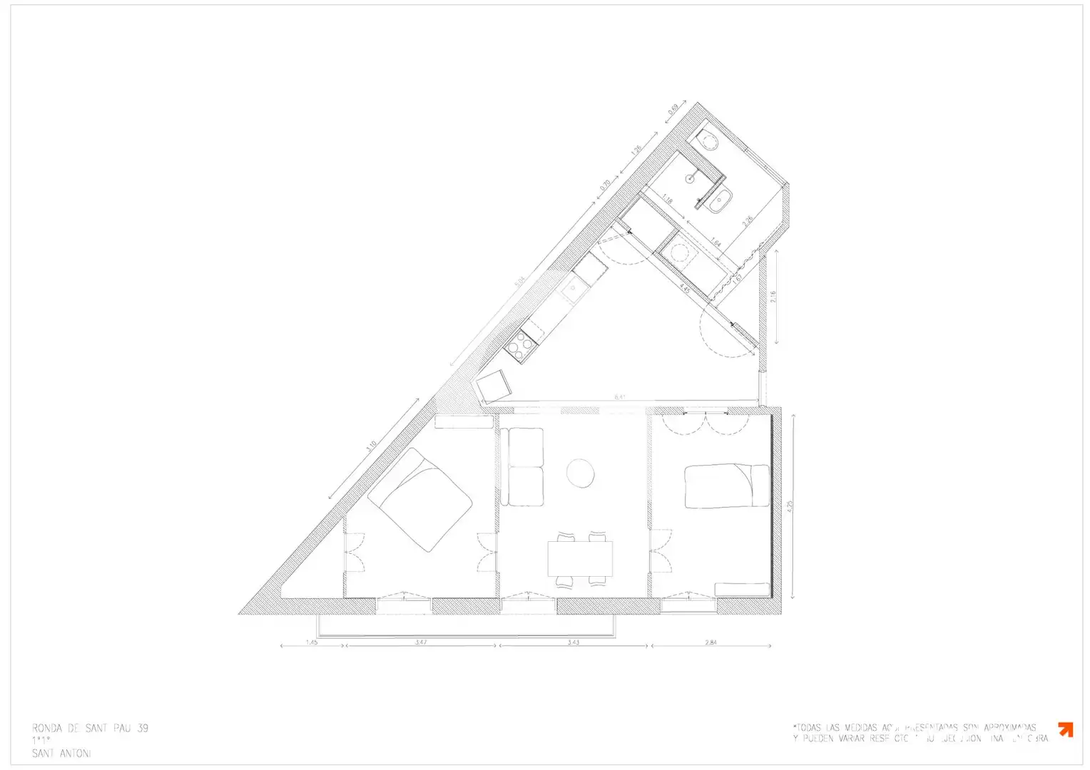 Wohnung mit Terrasse zum Verkauf in RD SANT PAU, imagen 24