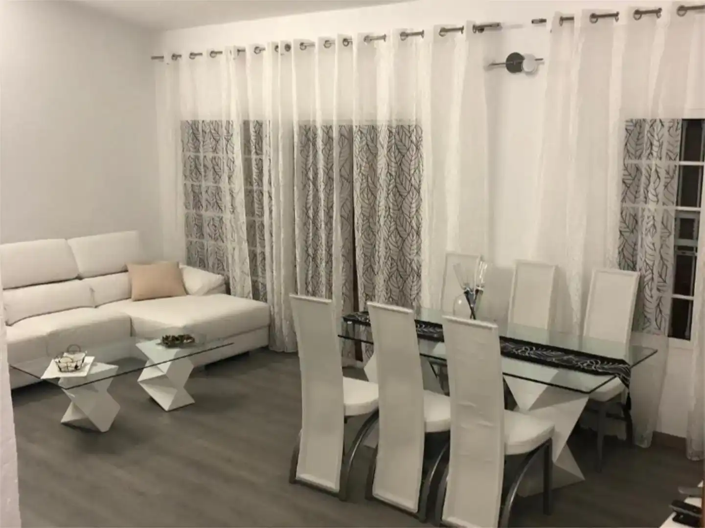 Dining room of Flat for rent in San Bartolomé de Tirajana  with Private garden, Parquet flooring and Storage room