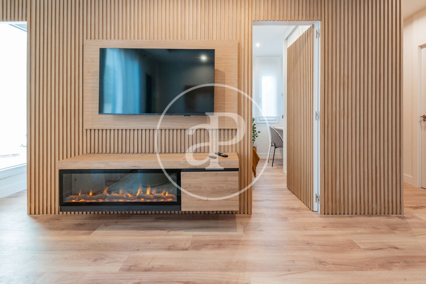 Living room of Flat for sale in  Madrid Capital  with Air Conditioner, Heating and Terrace