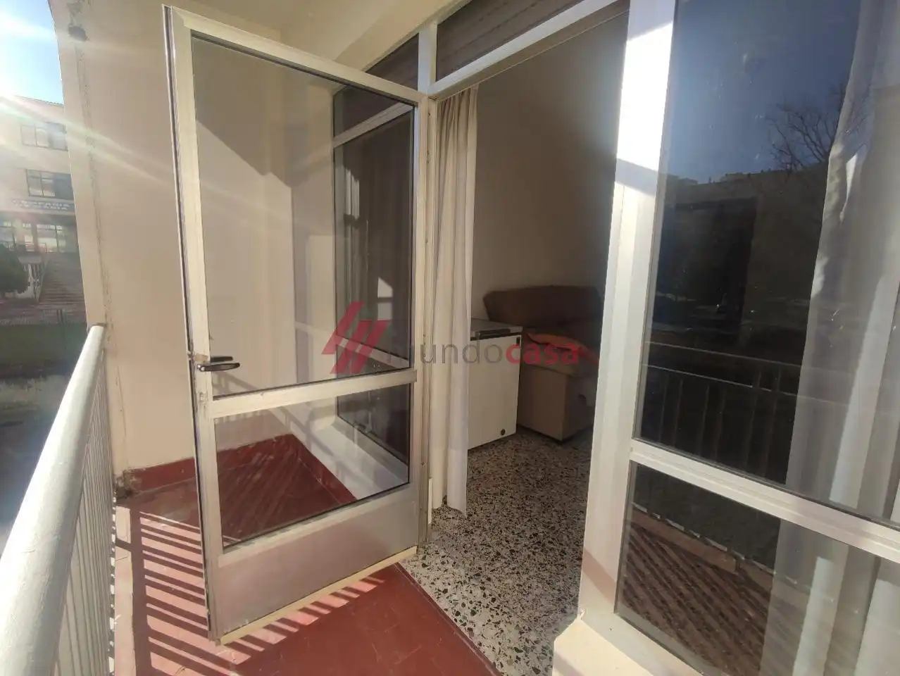 Balcony of Flat for rent in Ferrol  with Heating and Furnished