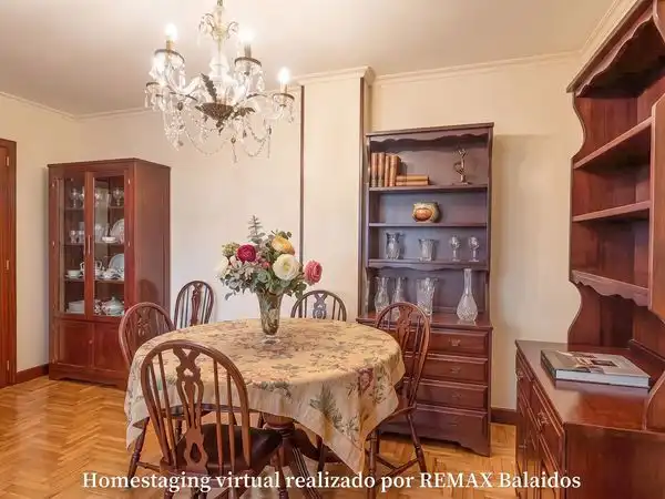 Dining room of Flat for sale in Vigo   with Heating, Storage room and Balcony