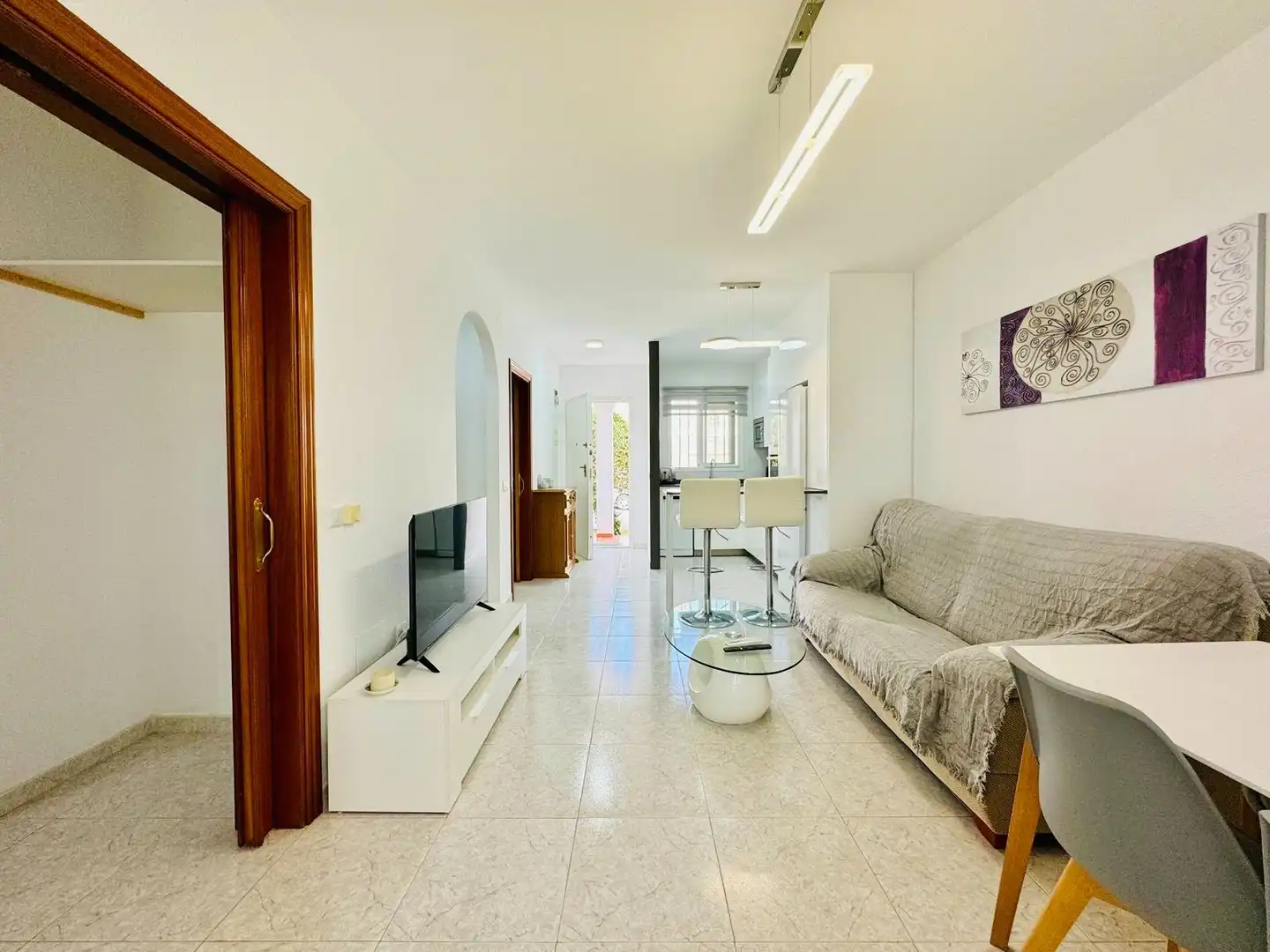 Sala de estar de Apartamento en venta en Torrox con Aire acondicionado y Piscina comunitaria