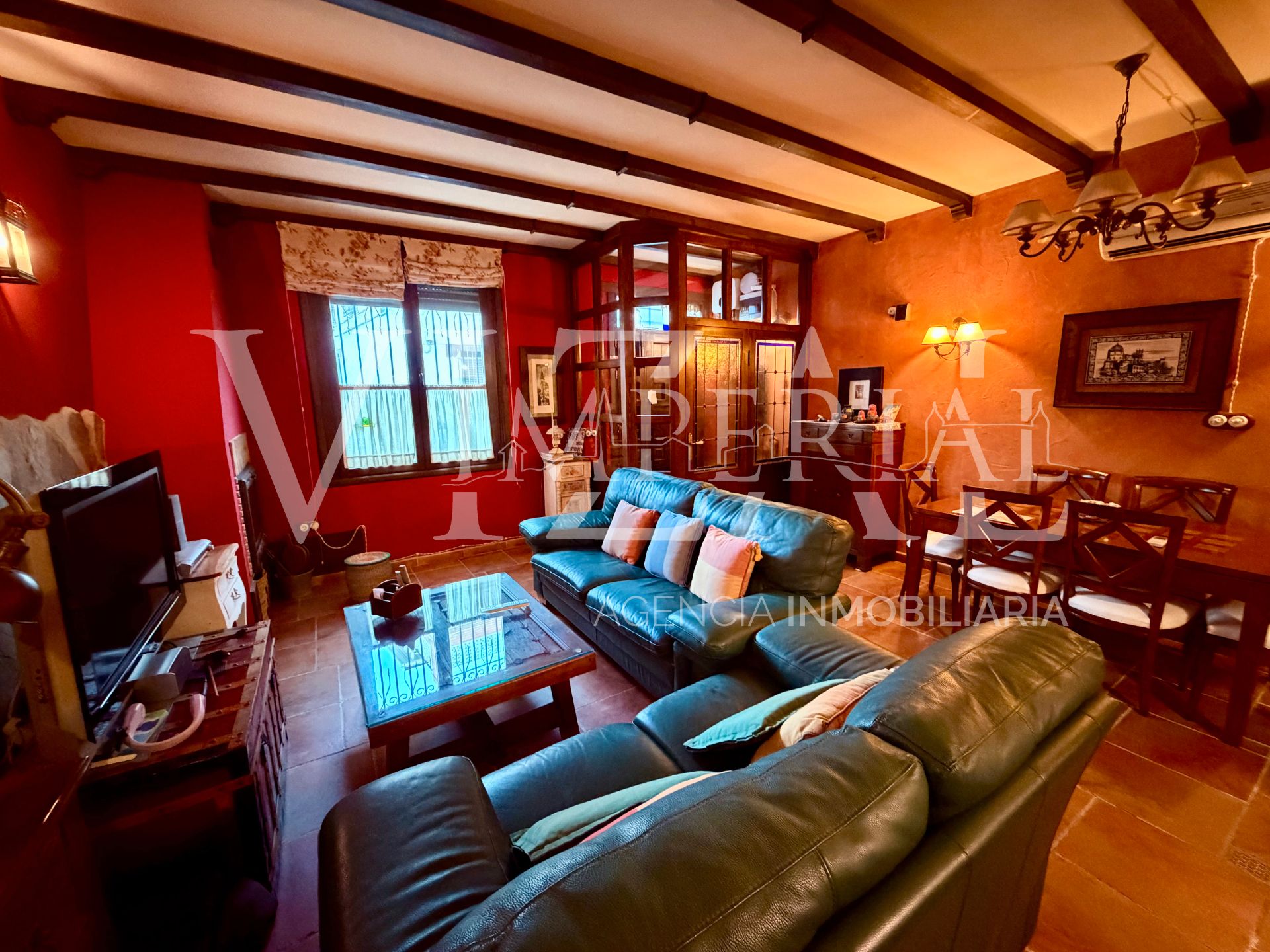 Sala de estar de Casa adosada en venta en Urda con Aire acondicionado, Calefacción y Piscina