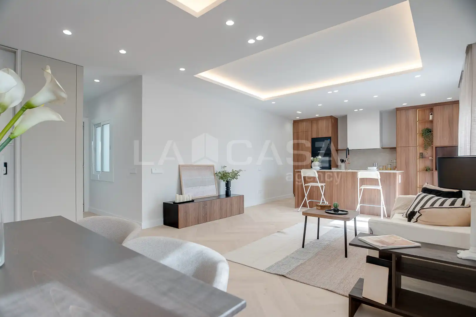 Sala d'estar de Àtic en venda en Granollers amb Aire condicionat, Calefacció i Parquet