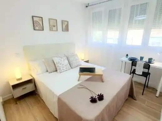 Bedroom of Flat for rent in Terque  with Furnished, Washing machine and TV