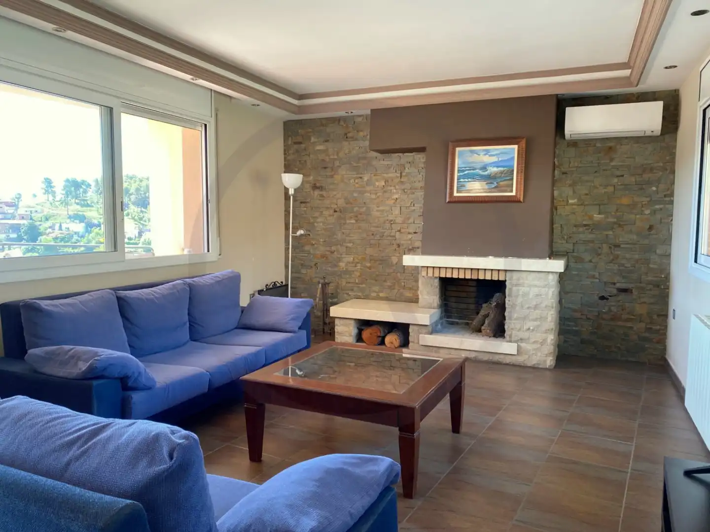 Living room of Houses for sale in Viladecavalls  with Air Conditioner, Heating and Private garden
