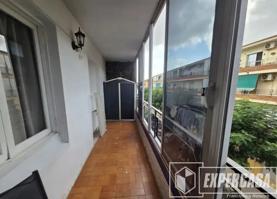 Balcony of Flat for sale in Alfafar  with Air Conditioner