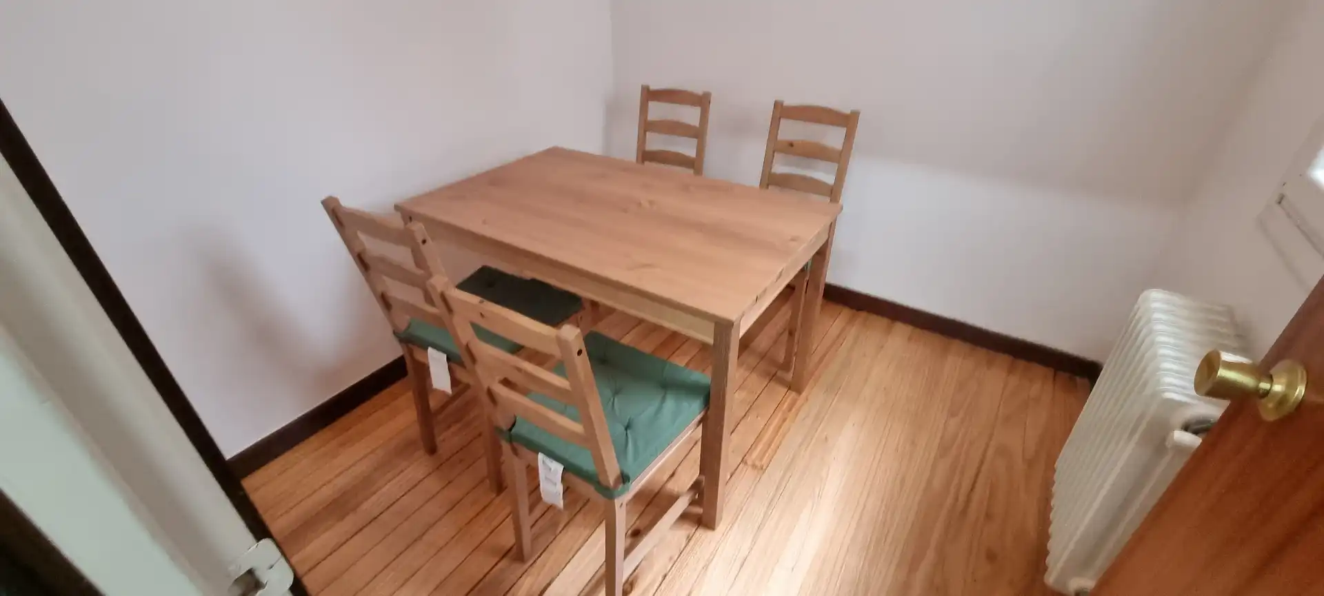 Dining room of Flat for rent in Bilbao   with Heating, Terrace and Furnished