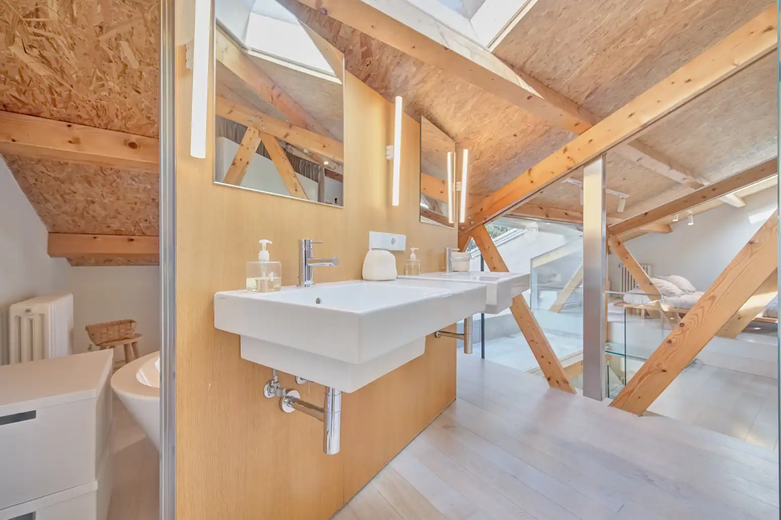 Baño de Casa adosada en venta en  Pamplona / Iruña con Calefacción, Jardín privado y Parquet