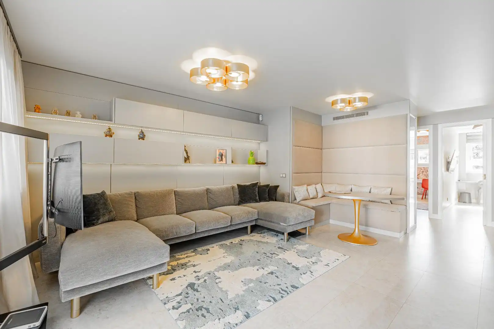 Sala de estar de Apartamento en venta en Calvià con Aire acondicionado, Jardín privado y Terraza