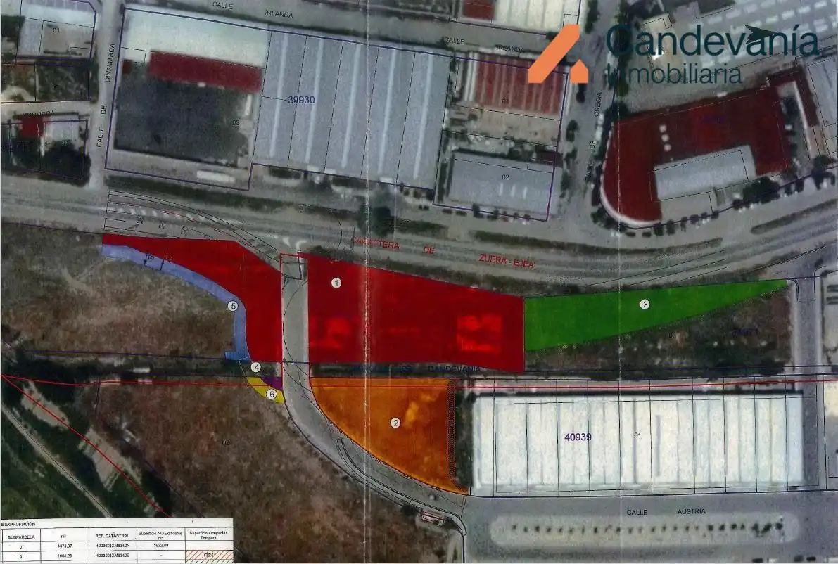Terreny industrial en venda a Zuera, imagen 5